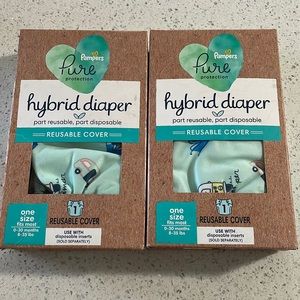 2 BRAND NEW UNOPENED reusable diaper cover